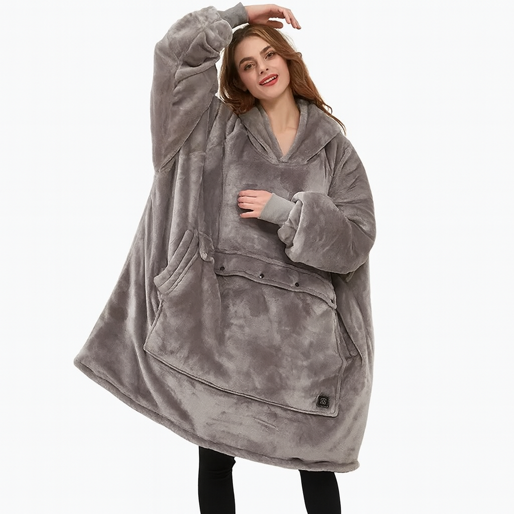 Covino Comfort™ Beheizbarer Kuschel-Pullover – Sofortige Wärme in 3 Sekunden