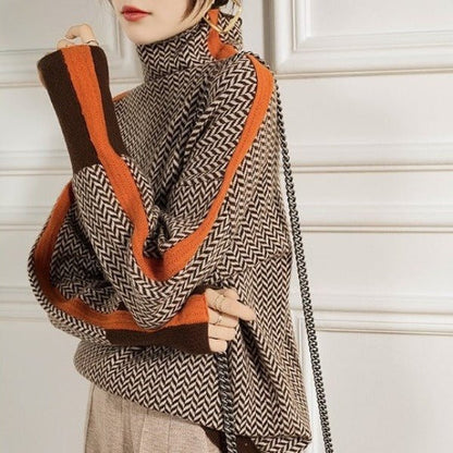 Helena | Pullover mit kontrastierenden Streifen