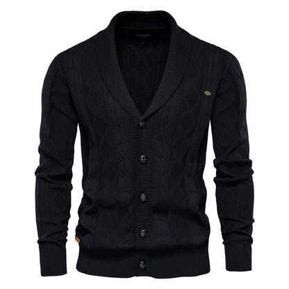 Waldemar | Herren-Cardigan mit Knopfleiste