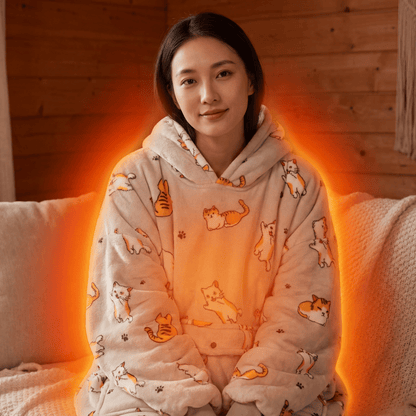 Covino Comfort™ Beheizbarer Kuschel-Pullover – Sofortige Wärme in 3 Sekunden